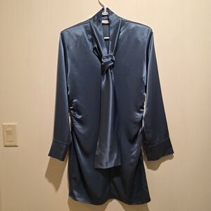 & Other Stories Midnight Blue Dress